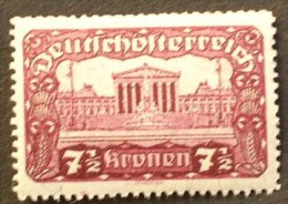 Austria 1919-21 Pairlament - Ongebruikt