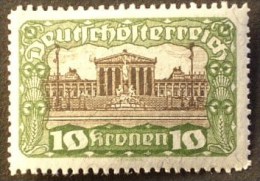 Austria 1919-21 Pairlament - Ongebruikt