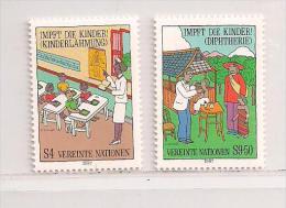 N.U. VIENNE  ( NUVI - 32 )  1987  N° YVERT ET TELLIER  N° 77/78  N** - Ungebraucht