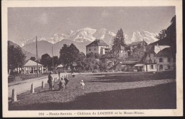 CPA - (73) Grésy Sur Aix - Chateau De Loches Et Le Mont Blanc - Gresy Sur Aix