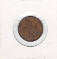 2 CENTIMES Cuivre Léopold II 1874 FR - 2 Cents