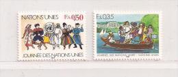 N.U. GENEVE  ( NUGE - 26 )   1987  N° YVERT ET TELLIER     N° 158/159   N** - Ungebraucht