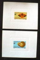 MAURITANIE  Mineraux, Fossiles, Coquillage (Yvert N° 302/03)  EPREUVE DE LUXE, SHEET OF LUXE ** MNH, Neuf Sans Charniere - Minerali
