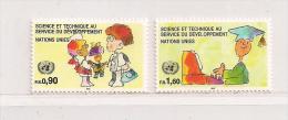 N.U. GENEVE  ( NUGE - 28 )   1992  N° YVERT ET TELLIER     N° 233/234   N** - Neufs