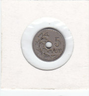 5 CENTIMES Cupro-nickel Léopold II 1906 FR - 5 Cents