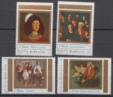 Romania 1983 Art Painting Gemalde Mi 3992-3995- MNH (**) - Neufs