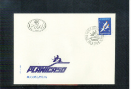 Yugoslawien / Yugoslavia / Yougoslavie 1985 Planica Ski Jumping FDC - Springconcours