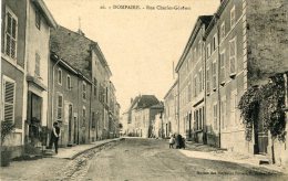 CPA 88 DOMPAIRE RUE CHARLES GEROME 1905 - Dompaire