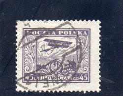 POLOGNE 1925 ARIENNE O - Gebraucht