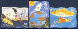 ##Portugal 2001. Future On Stamps. Childrens Drawings. Michel 2496-98. MNH(**) - Ongebruikt