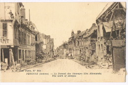 Peronne  (somme) WO I   A.P.  Visé   N° 2041 Le Tarvaildes Sauvages - Guerre 1914-18