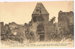 Peronne  (somme) WO I   A.P.  Visé   N° 2035 La Porte De  Bretange - Guerre 1914-18