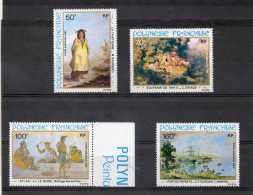 POLYNESIE Frse : Peintres Du 19è :Tableaux De  M. Radiguet, C. Giraud, J.L. Le Jeune, Gordon Cumming - Art - Peinture - - Unused Stamps