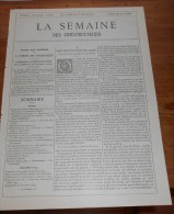 La Semaine Des Constructeurs. N°10. 30 Août 1890.Porte De La Classe 41. Plan De L'église De Sainte Gudule à Bruxelles. - Magazines - Before 1900