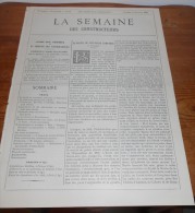 La Semaine Des Constructeurs. N°15. 4 Octobre 1890.Hôtel, Rue Alfred De Vigny à Paris. Auditorium Building à Chicago. - Magazines - Before 1900