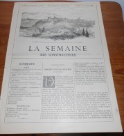 La Semaine Des Constructeurs. N°16. 11 Octobre 1890.Hôtel Particulier à Passy. Alhambra à Grenade.Monument Au Luxembourg - Magazines - Before 1900