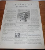 La Semaine Des Constructeurs. N°17. 18 Octobre 1890.Porte De L'Hôtel De Condé à Paris. Marquise En Fer Et Tôle. - Magazines - Before 1900