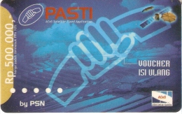 TARJETA DE INDONESIA DE UN SATELITE 500000 RP (SATELLITE) - Astronomy