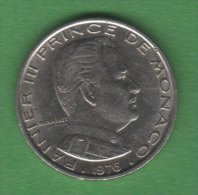 Monaco Monnaie 1 F 1976 - 1949-1956 Anciens Francs