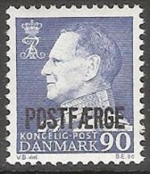 DENMARK  #90 ØRE ** POSTFÆRGE, STAMPS FROM YEAR 1970 - Steuermarken