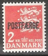 DENMARK  #2 KR ** POSTFÆRGE, STAMPS FROM YEAR 1972 - Fiscale Zegels