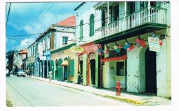 ST-THOMAS-7       ST. THOMAS : Colorful Street Scene In St. Thomas - Isole Vergini Americane