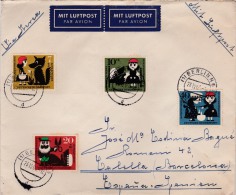 01243 Carta  De Berlin A Calella 1960 - Lettres & Documents