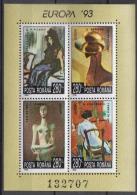 Romania 1993  Art Painting Sculpture Mi Bl.282 - MNH (**) - Unused Stamps