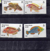 Hong-Kong - "Poissons" Neufs** - Unused Stamps