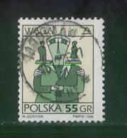 POLAND 1996 SIGNS OF THE ZODIAC ISSUE LIBRA SCALES USED - Usados