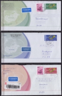 2011 / 2013 Hungary - Stationery - NORMAL + PRIORITY + REGISTERED Letter - Kunszállás Budaörs Zalakomár - Ganzsachen