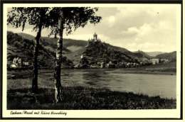 Cochem An Der Mosel  -  Mit Ruine Winneburg  -  Ansichtskarte Ca.1960     (2496 ) - Cochem