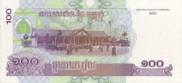 CAMBODGE - 100 Riels 2001 - UNC - Cambodge