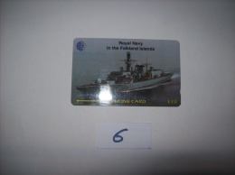 FALKLAND ISLANDS -  ROYAL NAVY In The  Falkland Islands - Hms Iron Duke  - 10  £  - Voir Photo ( 6 ) - Falkland