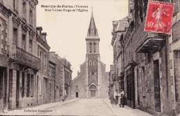 CPA NEUVILLE EN POITOU 86 - Rue Victor Hugo - Neuville En Poitou