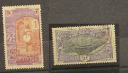 Costa Francese Dei Somali 1915 - 1916 2 Stamps - Usati