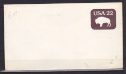 ENTIER POSTAL USA 22 MARRON BUFFLE NEUF - 1961-80