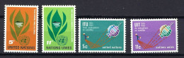 UNO NY, Vereinte Nationen 1965, Nr. 150-151 +152-153 Friedenssicherungstruppen Auf Zypern UNFICYP Postfrisch (mnh) - Nuovi