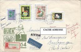 BUDAPEST 1965 Lettre Recommandée Pour La France. - Poststempel (Marcophilie)