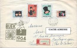 BUDAPEST 19654 Lettre Recommandée Pour La France. - Postmark Collection