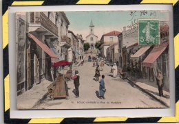 SOUK - AHRAS. - . RUE DE MADAURE - CARTE ANIMEE ET COLORISEE - Souk Ahras