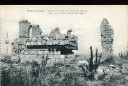 MONTFAUCON : Observatoire Dans Les Ruines De L'église - Montfaucon En Velay