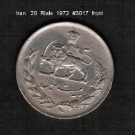 IRAN    20  RIALS  1972  (1351)  (KM # 1180) - Iran