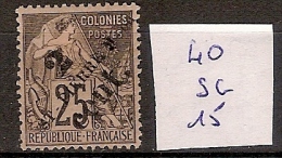 Saint Pierre Et Miquelon 40 Sans Gomme Côte 15 € - Unused Stamps