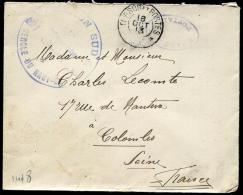 MAROC - LETTRE EN FRANCHISE MILITAIRE, " REGION SUD / CERCLE DU HAUT GUIR ", TRESOR ET POSTES / 85 LE 18/10/1913 - TB - Storia Postale