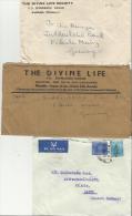 INDIEN  2*CV.1955,1956 - Covers & Documents