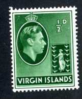 6057-x  Virgin Is. 1938 SG #110 ~Sc #76 M* Chalk Paper Offers Welcome! - Iles Vièrges Britanniques