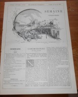 La Semaine Des Constructeurs. N°29. 10 Janvier 1891. Etablissement Municipal De Désinfection à Paris. - Magazines - Before 1900