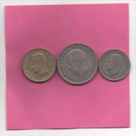 España - Lote 3 Monedas (100 PTAS 1982, 50 PTAS 1983 E 5 Ptas 1975). - Other & Unclassified