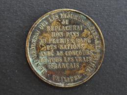 1899 - Médaille Philippe Duc D'Orléans - Je Ne Vengerai Que Les Injures Faites à La Patrie - Royal / Of Nobility